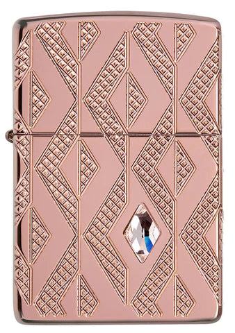 Zippo Lighter - Geometric Diamond Pattern Zippo Lighter - Geometric Diamond Pattern Zippo - Lighter USA