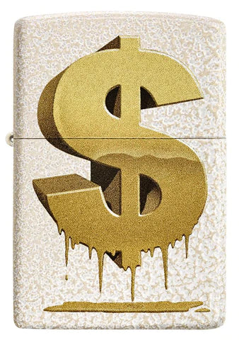 Zippo Lighter - Drippy Dollar Zippo Lighter - Drippy Dollar Zippo - Lighter USA