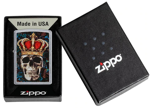 Zippo Lighter - Skull King Zippo Lighter - Skull King Zippo - Lighter USA