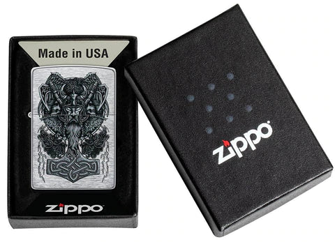 Zippo Lighter - Viking Zippo Lighter - Viking Zippo - Lighter USA