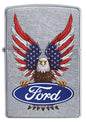 Zippo Lighter - Ford w/ Bald Eagle Zippo Lighter - Ford w/ Bald Eagle Zippo - Lighter USA