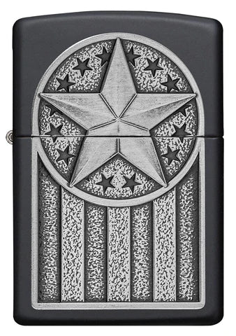 Zippo Lighter -  American Metal Emblem Zippo Lighter -  American Metal Emblem Zippo - Lighter USA