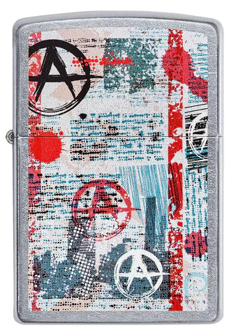 Zippo Lighter - Street Art Anarchy Zippo Lighter - Street Art Anarchy Zippo - Lighter USA