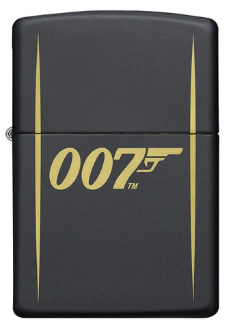 Zippo Lighter - James Bond 007 Black Matte Zippo Lighter - James Bond 007 Black Matte Zippo - Lighter USA