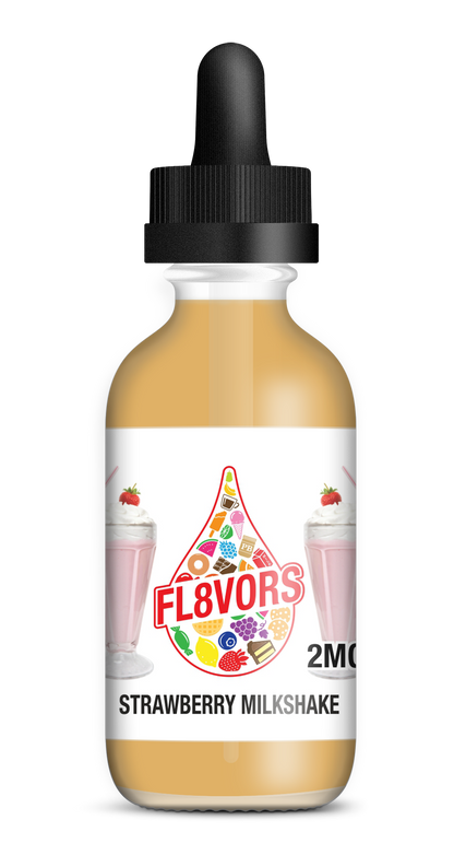 FL8VORS 60ml Vape Juice - Strawberry Milkshake