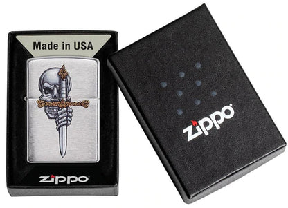 Zippo Lighter - Sword Skull Zippo Lighter - Sword Skull Zippo - Lighter USA