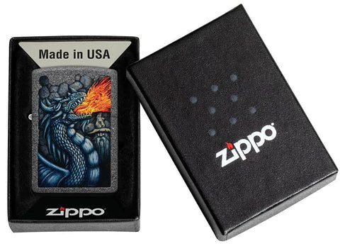 Zippo Lighter - Fiery Dragon Zippo Lighter - Fiery Dragon Zippo - Lighter USA