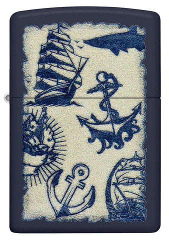 Zippo Lighter - Nautical Zippo Lighter - Nautical Zippo - Lighter USA