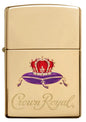 Zippo Lighter -  Crowned Crown Royal Zippo Lighter -  Crowned Crown Royal Zippo - Lighter USA