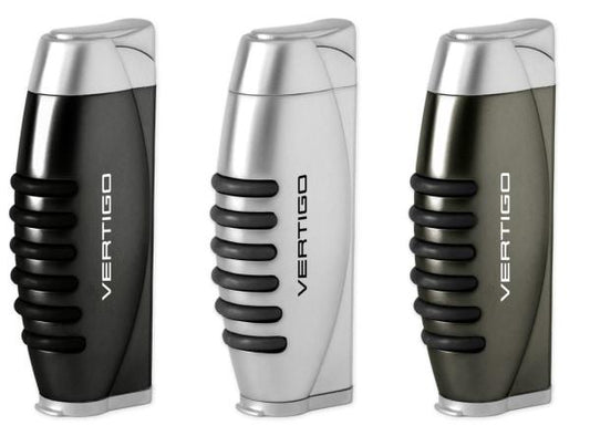 Vertigo Blitz Single Torch Lighter w/ Fold-Out Punch - Lighter USA