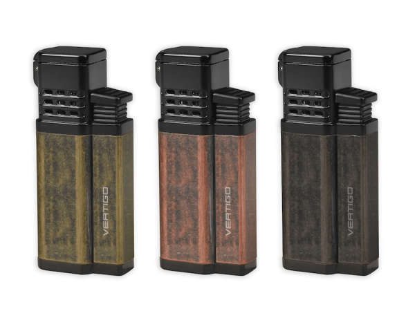 Vertigo Conquistador Quad Torch Lighter w/ Cigar Punch - Lighter USA