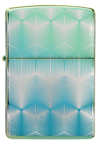 Zippo Lighter - Teal Pattern Zippo Lighter - Teal Pattern Zippo - Lighter USA