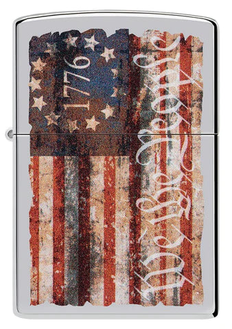 Zippo Lighter - Betsy Ross-Inspired 1776 American Flag Zippo Lighter - Betsy Ross-Inspired 1776 American Flag Zippo - Lighter USA