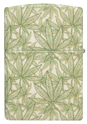 Zippo Lighter - All Over Cannabis Zippo Lighter - All Over Cannabis Zippo - Lighter USA