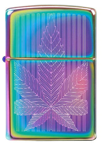 Zippo Lighter - Multi Color Cannabis Zippo Lighter - Multi Color Cannabis Zippo - Lighter USA