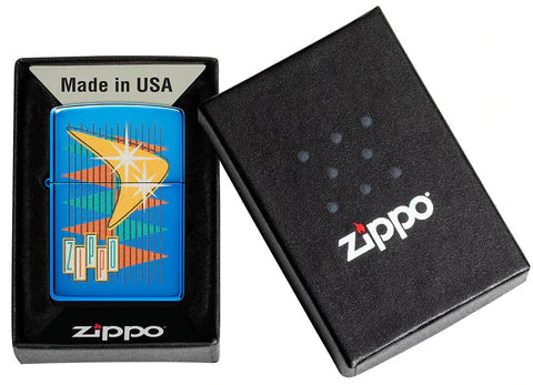 Zippo Lighter - Retro Space Age Zippo Lighter - Retro Space Age Zippo - Lighter USA