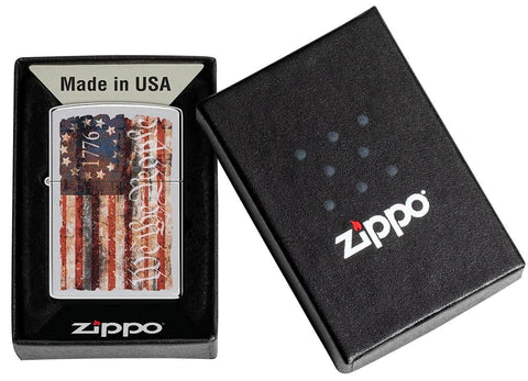 Zippo Lighter - Betsy Ross-Inspired 1776 American Flag Zippo Lighter - Betsy Ross-Inspired 1776 American Flag Zippo - Lighter USA