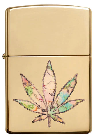 Zippo Lighter - Pot Leaf Fusion Design Zippo Lighter - Pot Leaf Fusion Design Zippo - Lighter USA