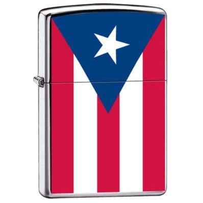 Zippo Lighter - Puerto Rico Puertorican Flag - Lighter USA