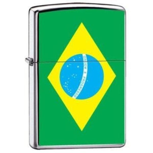 Zippo Lighter - Brazil Flag - Lighter USA