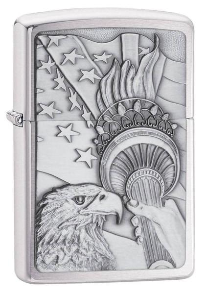 Zippo Lighter - Something Patriotic Emblem - Lighter USA